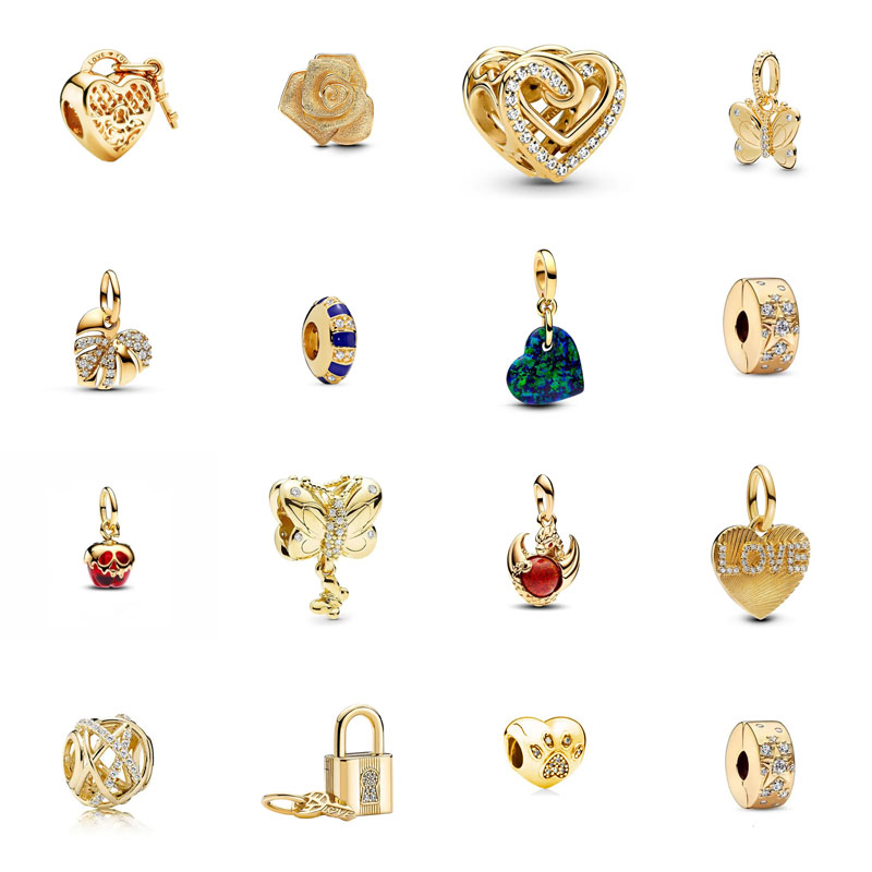 S925 Silver Designer Charm Flower Butterfly Colorful Halloween Love Bracelet DIY Hanging Bead Free Shipping