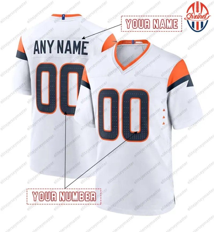 outdoorgearlab 10 Bo Nix 2 Patrick Surtain ll 7 John Elway 14 Courtland Sutton Personalized Customized Football Jerseys Custom Any Number Name For Men