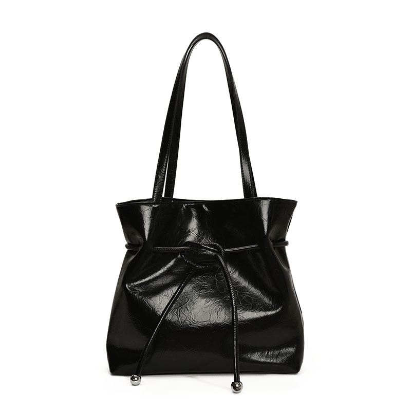 designer free shipping New retro commuting large capacity single shoulder crossbody drawstring bag
