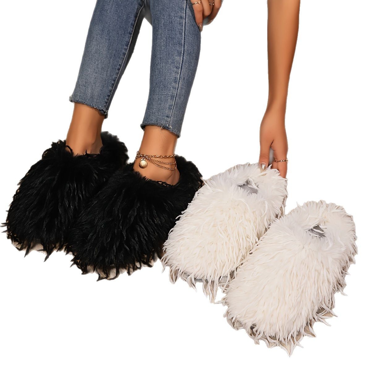 Slippers Thick soled one line slippers made genuine soft leather with flat bottom suitable for both men and women in soft leather for casual wear