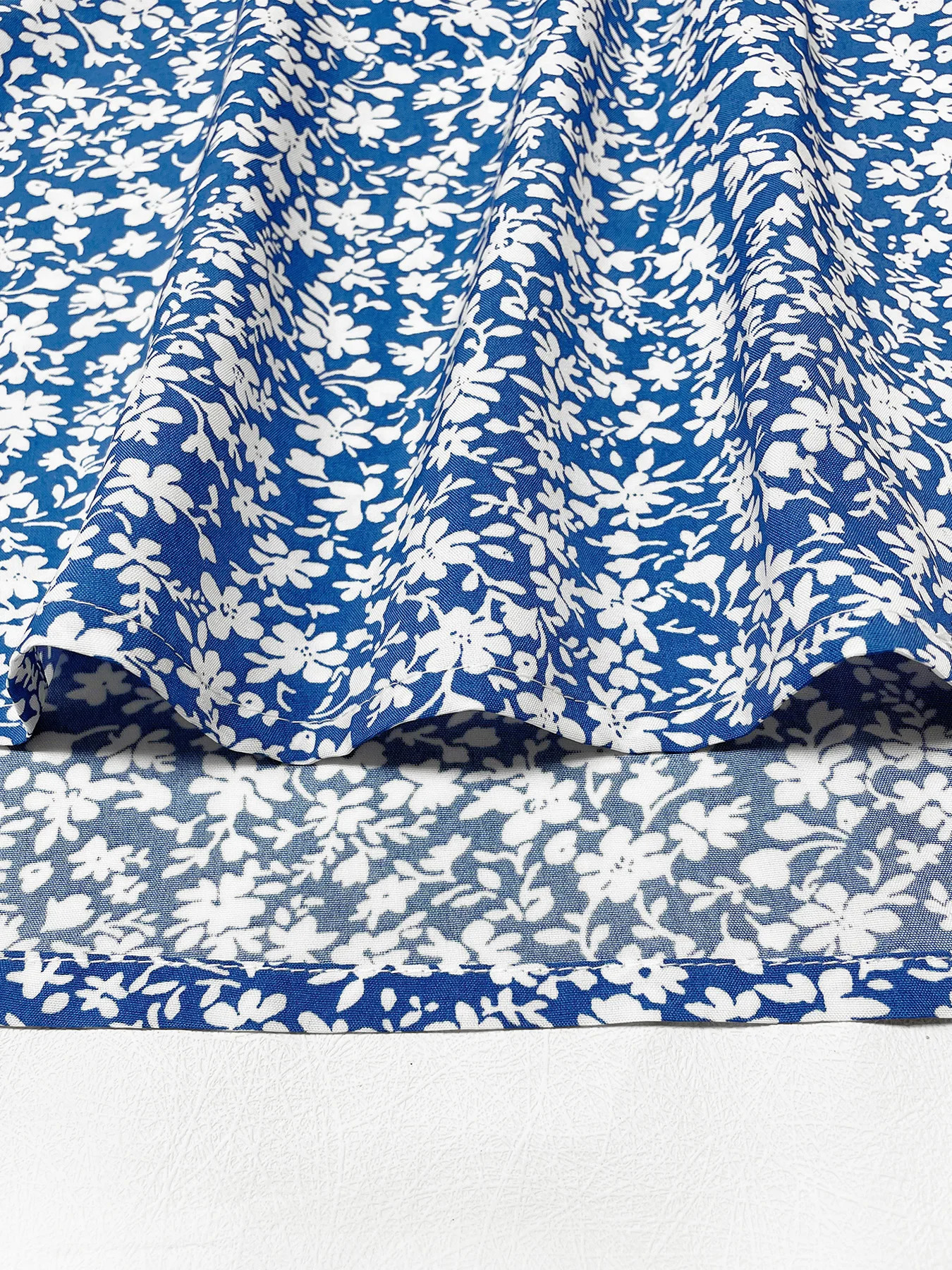 Womens Boho Curvy Holiday Outfits Frenchy Style Ditsy Floral Print Ruched Split Thigh Milkmaid Puff Sleeve Square Neck Dress 250906