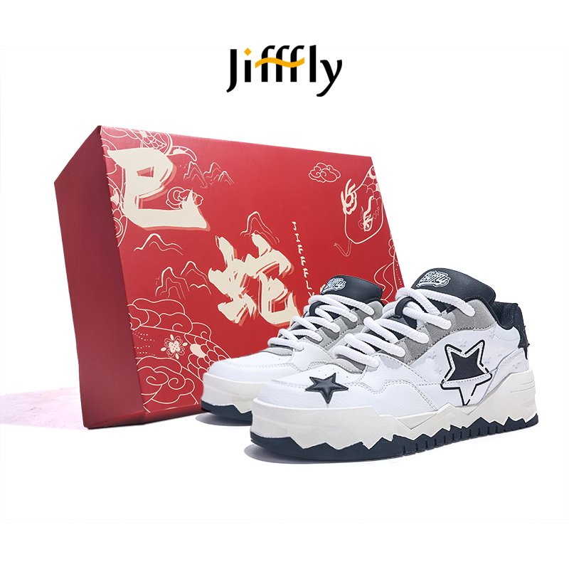 Jifffly designer shoes free shipping high quality outdoor vintage trainer shoes trend height increase casual shoes for woman and men