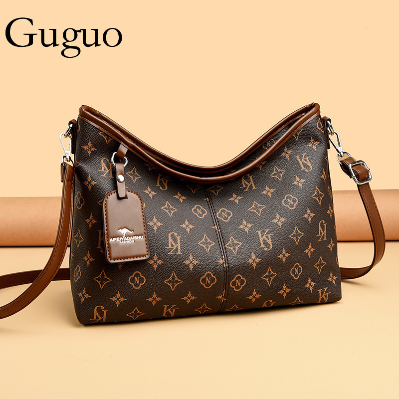 Guguo Free Shipping New Designer Bag High-end Shopping Bag Large Capacity Retro Tote Bag For Women Vintage Floral Women's Bag Casual Handbag Comm