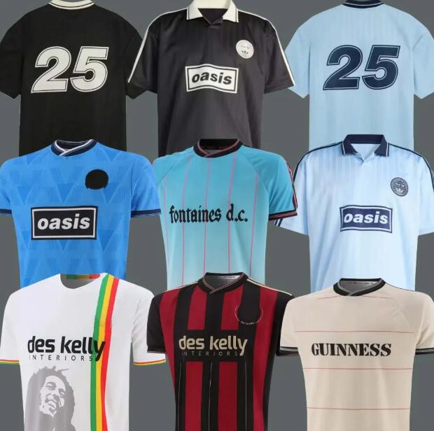 Bohemian 25 26 Oasis Tour Jacquard Jersey soccer maillot de foot football black Oasis Live Bohemians 2025 135th Anniversary Football Shirts Kit Fontaines