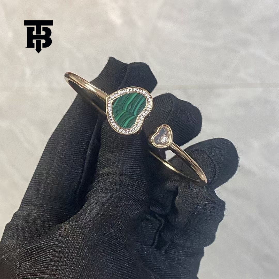 TB BHULAMTE New Women's Designer Luxury Accessories Rose Gold Heart Shaped Pearl Diamond Inlaid Bracelet Jewelry Comfortable Elegant And Noble