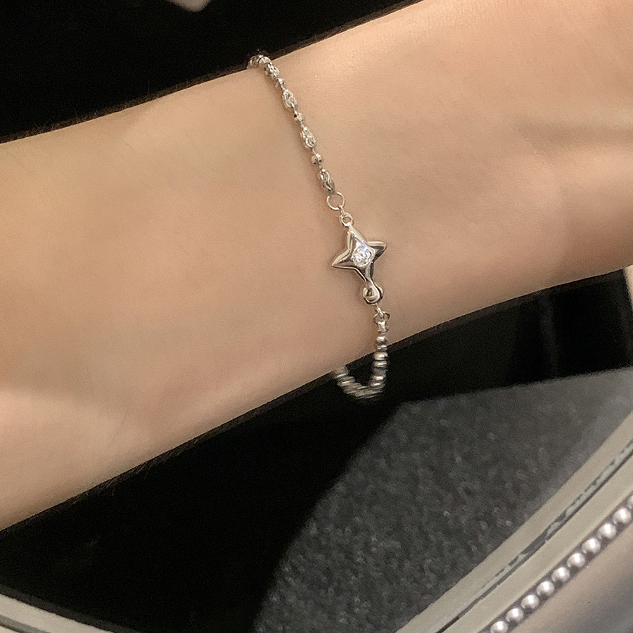 Double-Sided Zircon Star Light Versatile High-End Feel Bracelet Niche Temperament Fashion Exquisite Jewelry for Women - view 4