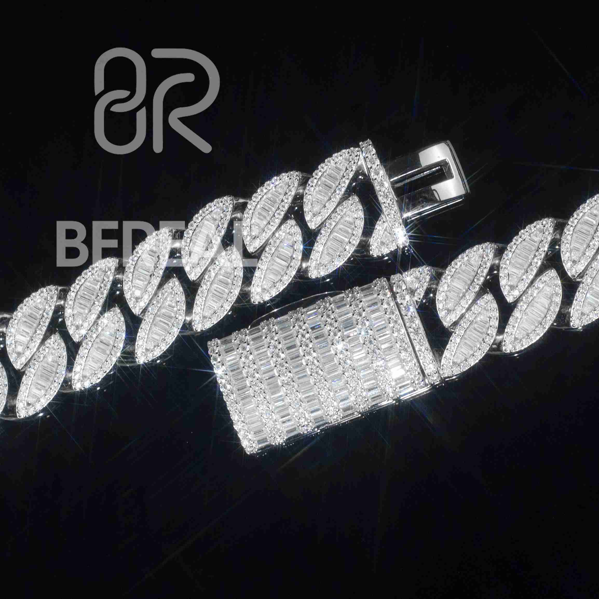 Factory Price on a Trendy and Versatile 10MM Moissanite Cuban Chain Necklace for Womens Daily Wear