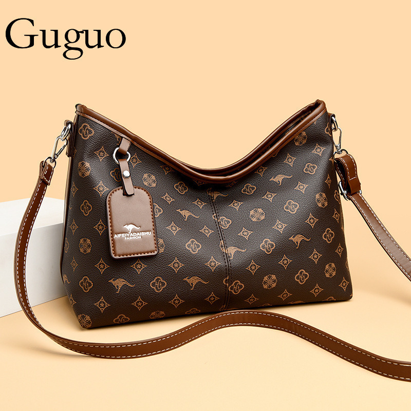 Guguo Free Shipping New Designer Bag High-end Shopping Bag Large Capacity Retro Tote Bag For Women Vintage Floral Women's Bag Casual Handbag Comm