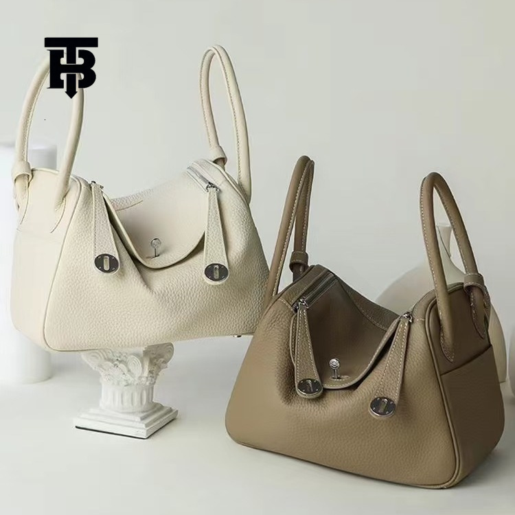 Designer Bag Doctor Genuine Leather Women's Bag 2025 Luxury Bag Handheld Top Layer Cowhide Lychee Pattern Lindy Bag Single Shoulder Handbag Medic