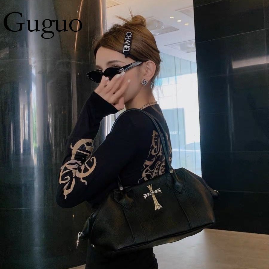 Guguo Free Shipping New Designer High-end Shopping Soft Leather Sword Dumpling Fashion Niche Design Underarm Bag Women's Shoulder Handbag Y260115