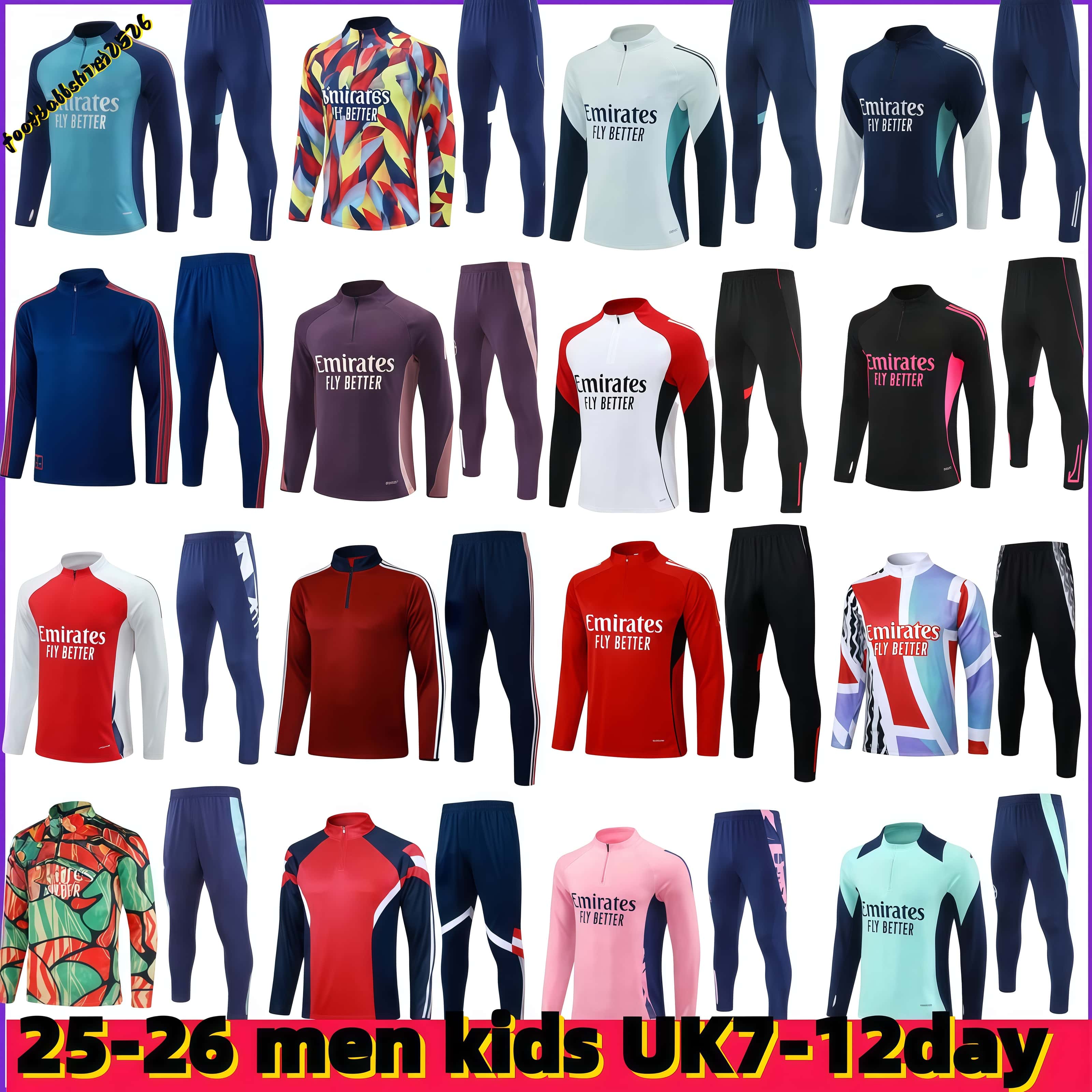 Gunners Tracksuit Jacket with Long Zipper - Soccer Player Edition for Kids