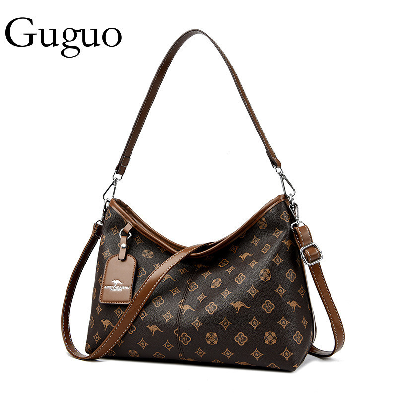 Guguo Free Shipping New Designer Bag High-end Shopping Bag Large Capacity Retro Tote Bag For Women Vintage Floral Women's Bag Casual Handbag Comm