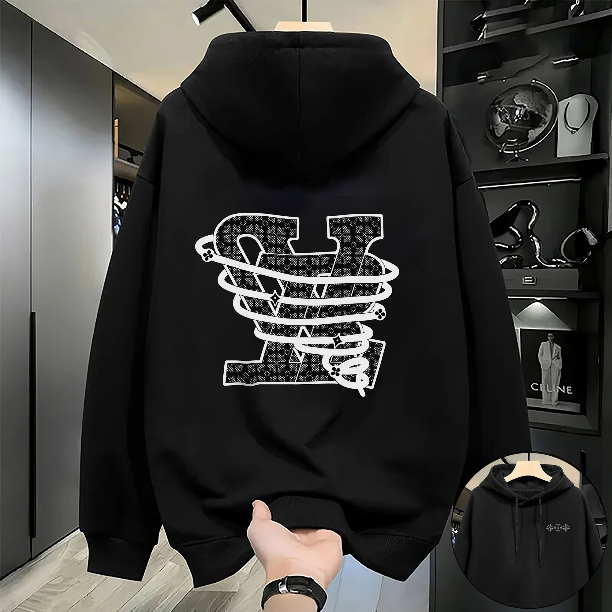 Designer Men's Hoodies Luxury Brand Casual Memories Collection Zip Up Hoodie Grunge Streetwear Sweatshirts Women Top Goth Oversize Men Clothing