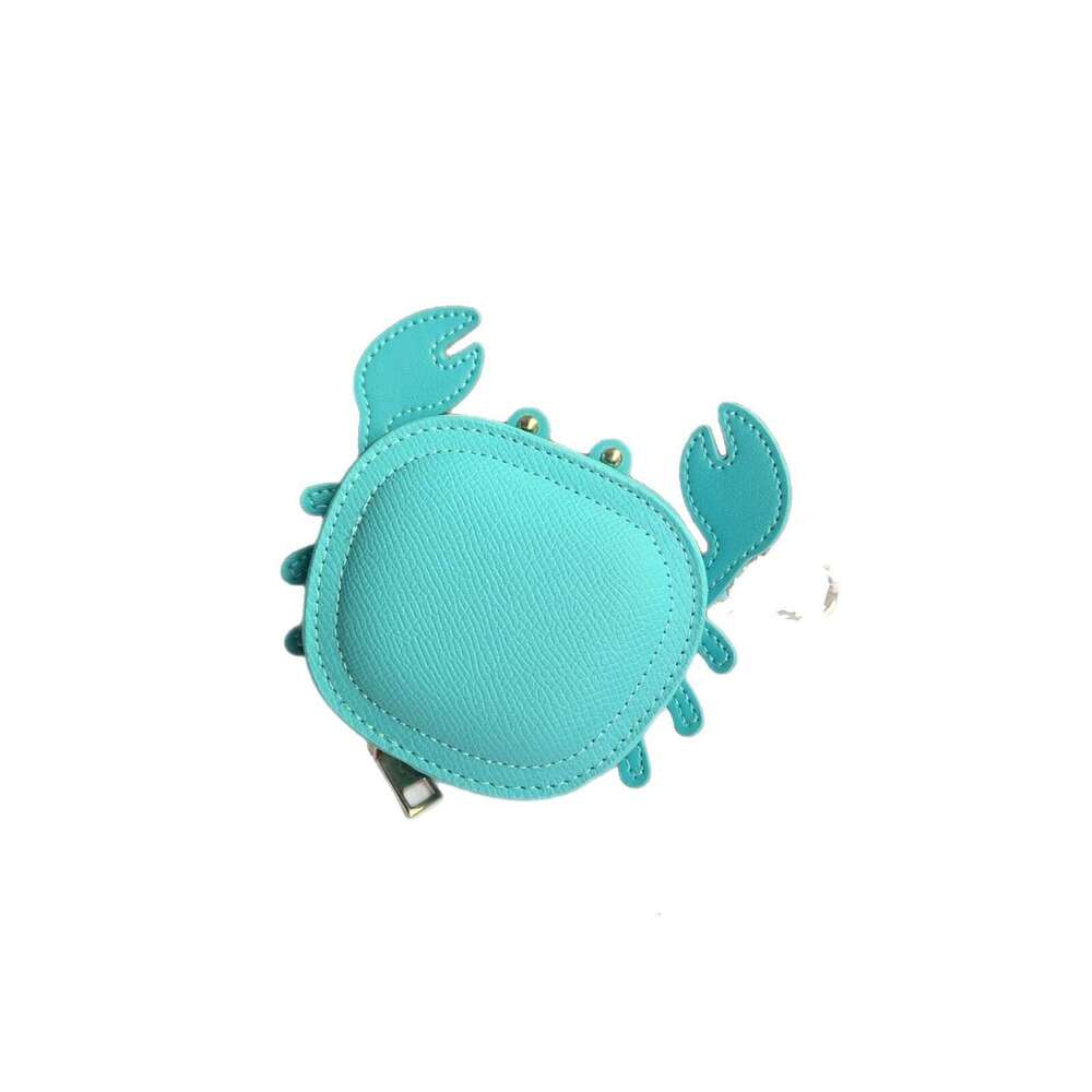 DHEssentials 2025 Winter Crab Bag Ornament, PU Earphone Case/Keychain/Lipstick Coin Purse/Car Decor, 7 Colors, Urban Minimalist, Wholesale