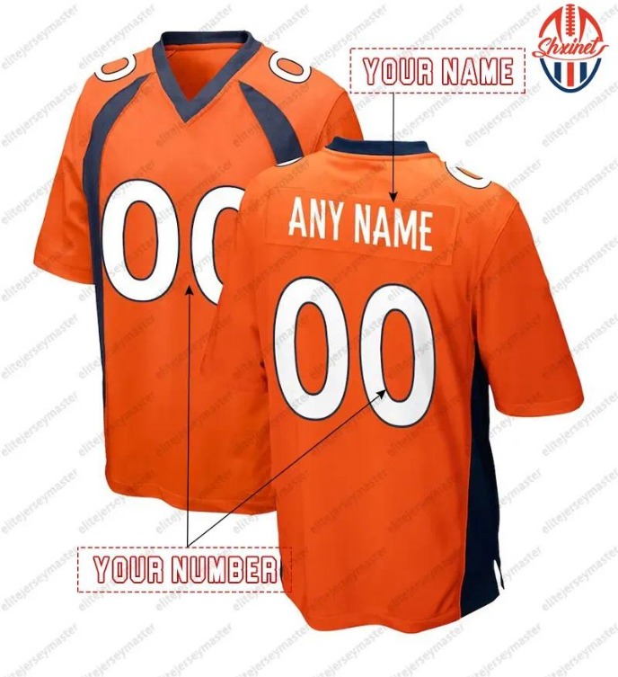 outdoorgearlab 10 Bo Nix 2 Patrick Surtain ll 7 John Elway 14 Courtland Sutton Personalized Customized Football Jerseys Custom Any Number Name For Men