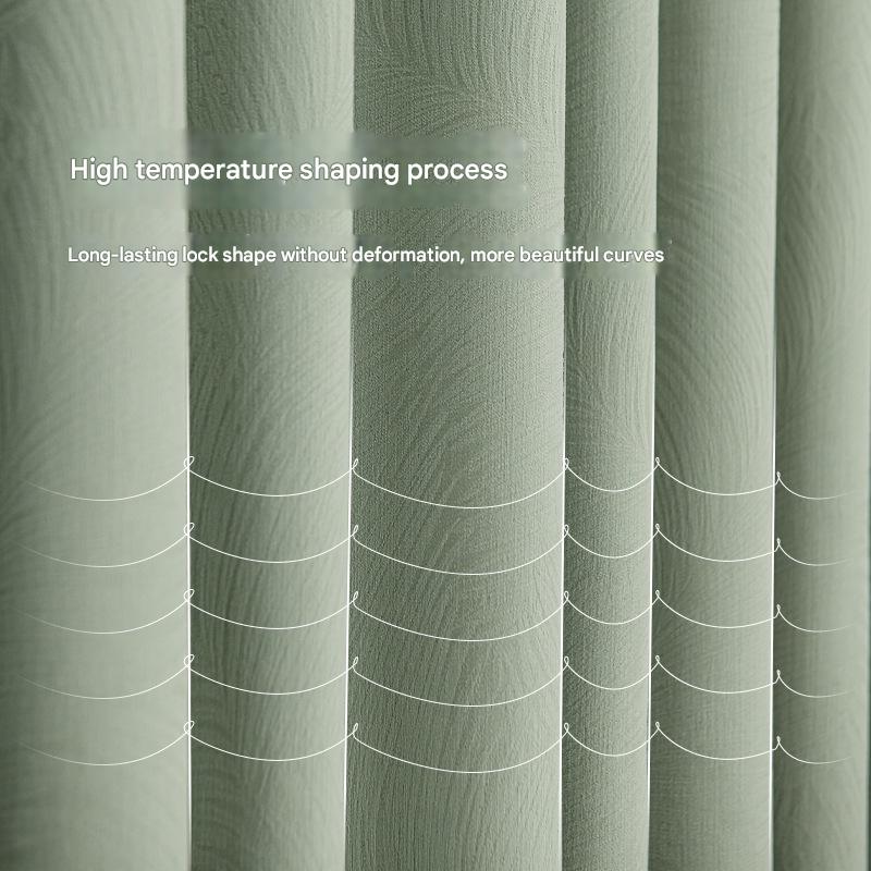 YL-37182 New Chenille Jacquard Curtain High Shading Living Room Bedroom High Temperature Setting Keqiao Curtain Fabric Manufacturer