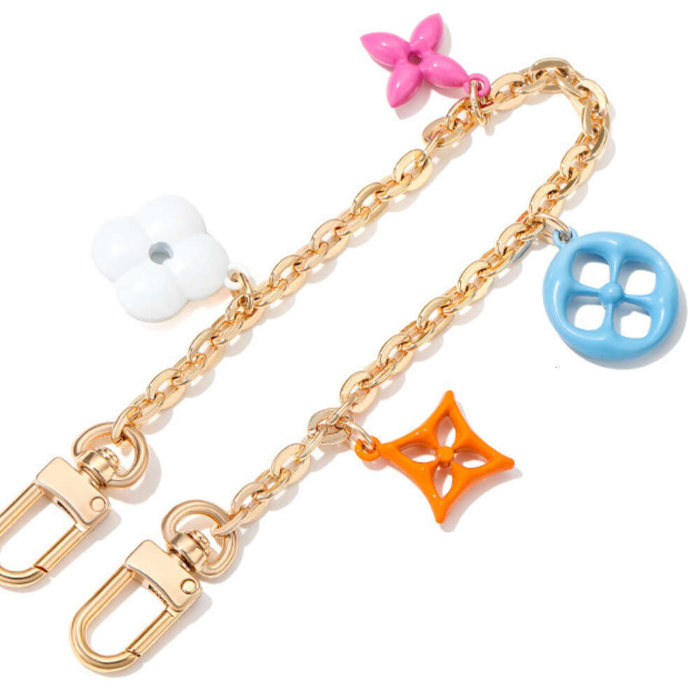 DHpet_wholesale Colorful Four - leaf Clover - inspired Chains for Bag Transformation