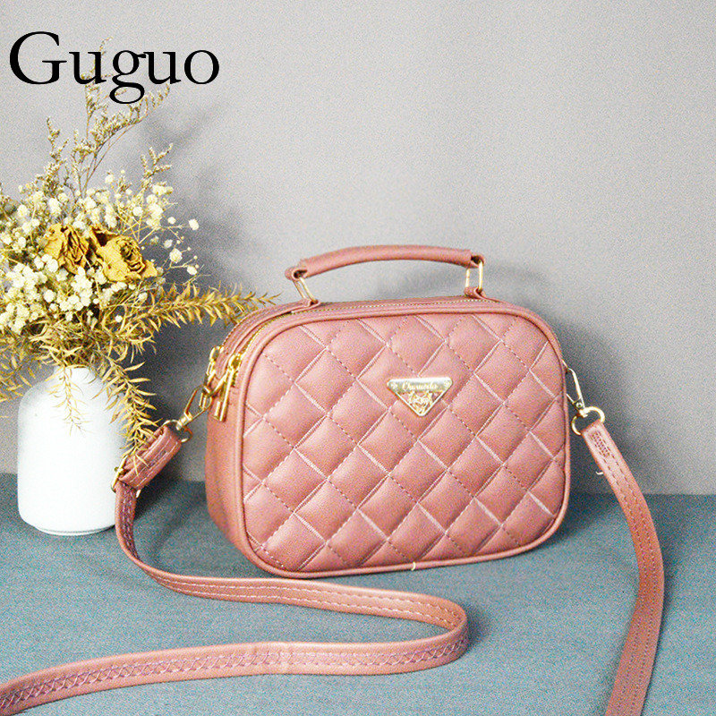 Guguo Free Shipping New High-end Shopping Women's Fashion Crossbody Handbag Small Square Bag Texture Niche Ladies Shoulder Z260124