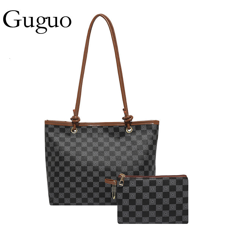 Guguo Free Shipping New Designer Bag High-end Shopping Bag Fashion Simple Mother-daughter Printed Tote Bag Women's Shoulder Handbag One Piece Dro
