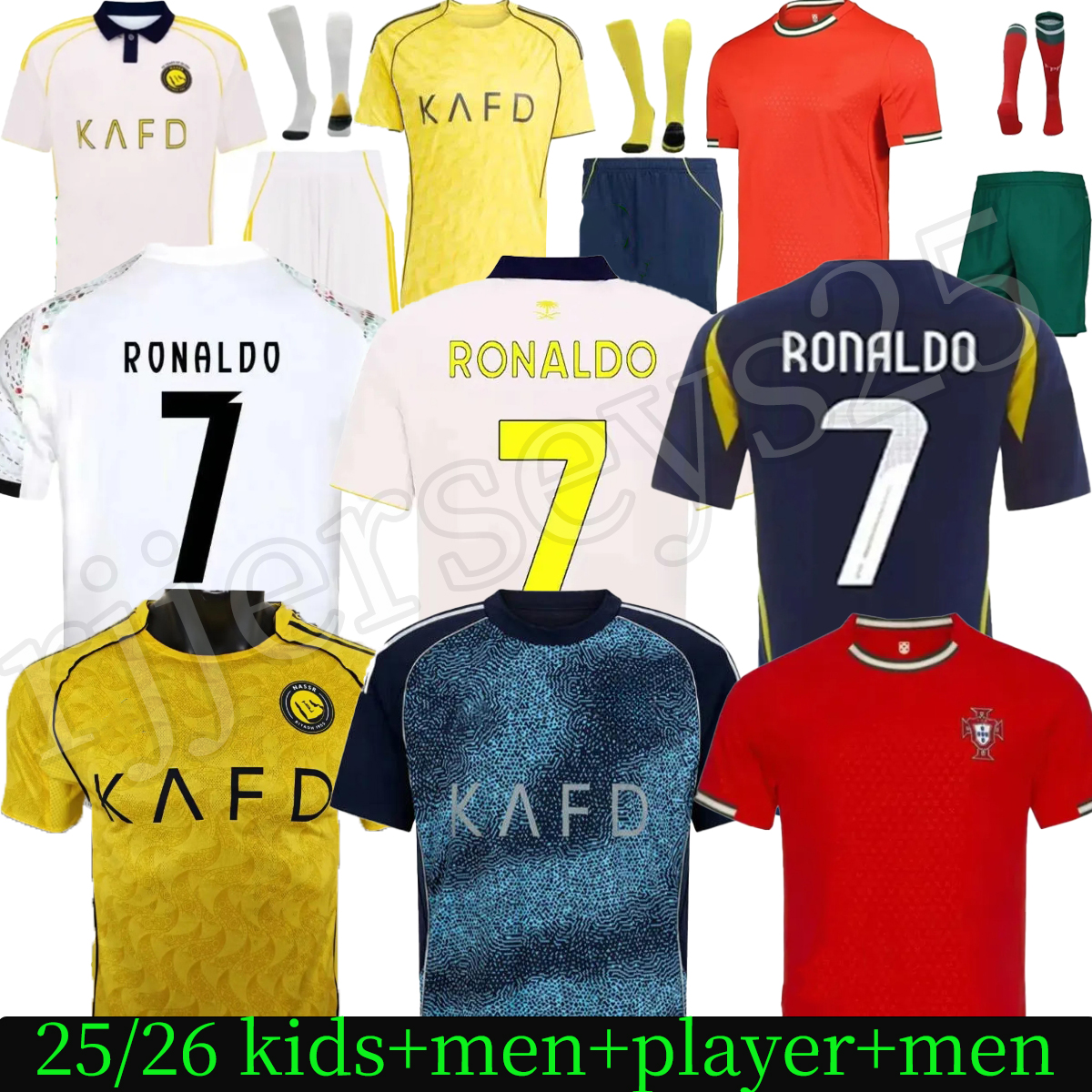 Portugal national team soccer jersey 2025 ronaldo style football shirt mens and youth sizes football jersey ronaldo kids kit cr7 kids football ki