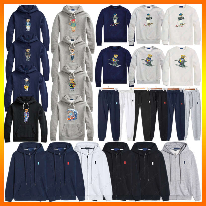 mens womens polo hoodie Teddy Bears Sweater sweatshirt unisex Streetwear Trendy Pullover round neck jumper quality Bearsweatshirt hoodies desiger hoodie