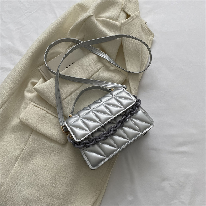 Minimalist Designer Bag Retro Handbag Small Square Bag Women's Bag 2025 Luxury Bag New Chain Bag Single Shoulder Crossbody Bag Quilted Bag