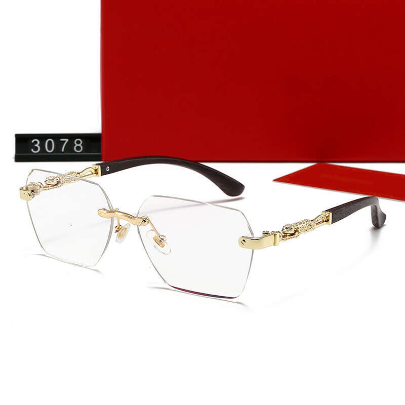 New Unisex Frameless Driving Travel Vacation Glasses Fashion Trendy Casual Sunglasses 3078 860