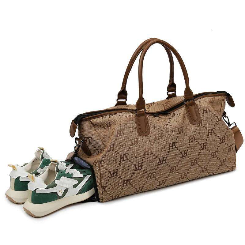 Casual Letter Leather Large Capacity Women's Handbag Lage Travel Designer Tote Bag Packing Cubes Bolsa