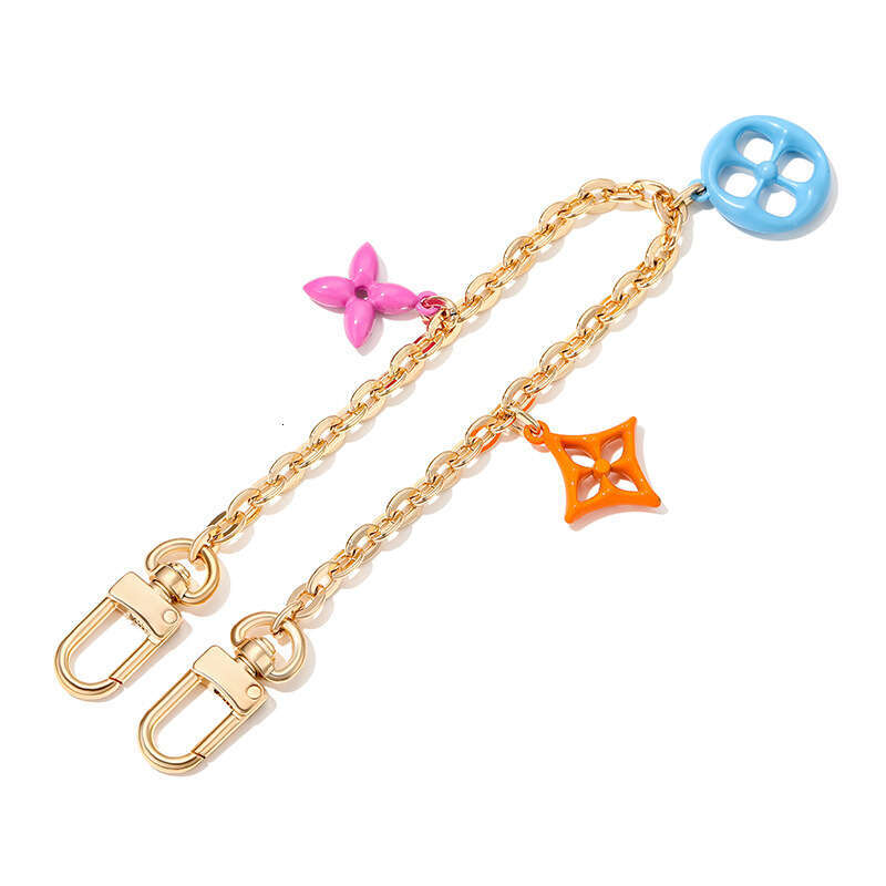 DHpet_wholesale Colorful Four - leaf Clover - inspired Chains for Bag Transformation