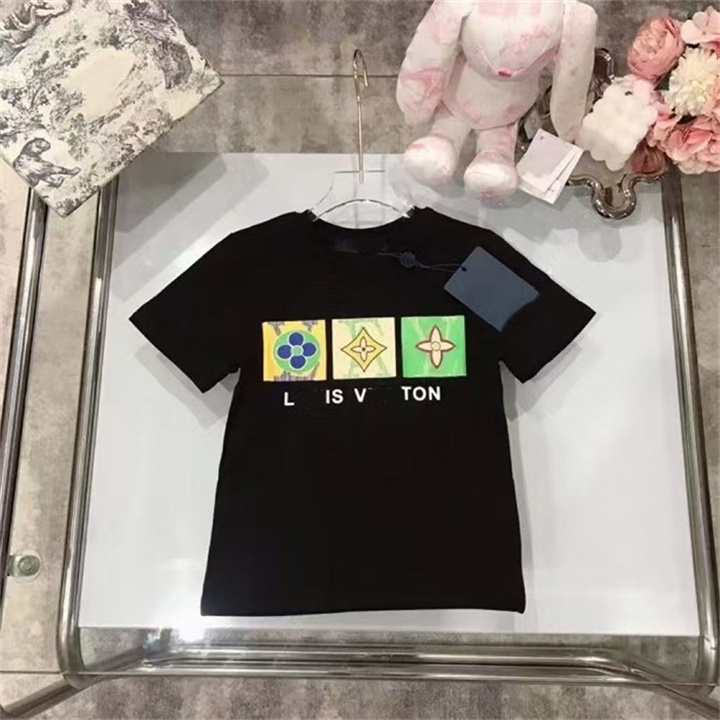 High Quality Short Sleeve Kids T-shirt Designers Babies Clothes Luxury Tops Boy Tee Shirts Classic Casual Tshirt Infant Girls 90cm-160cm K13