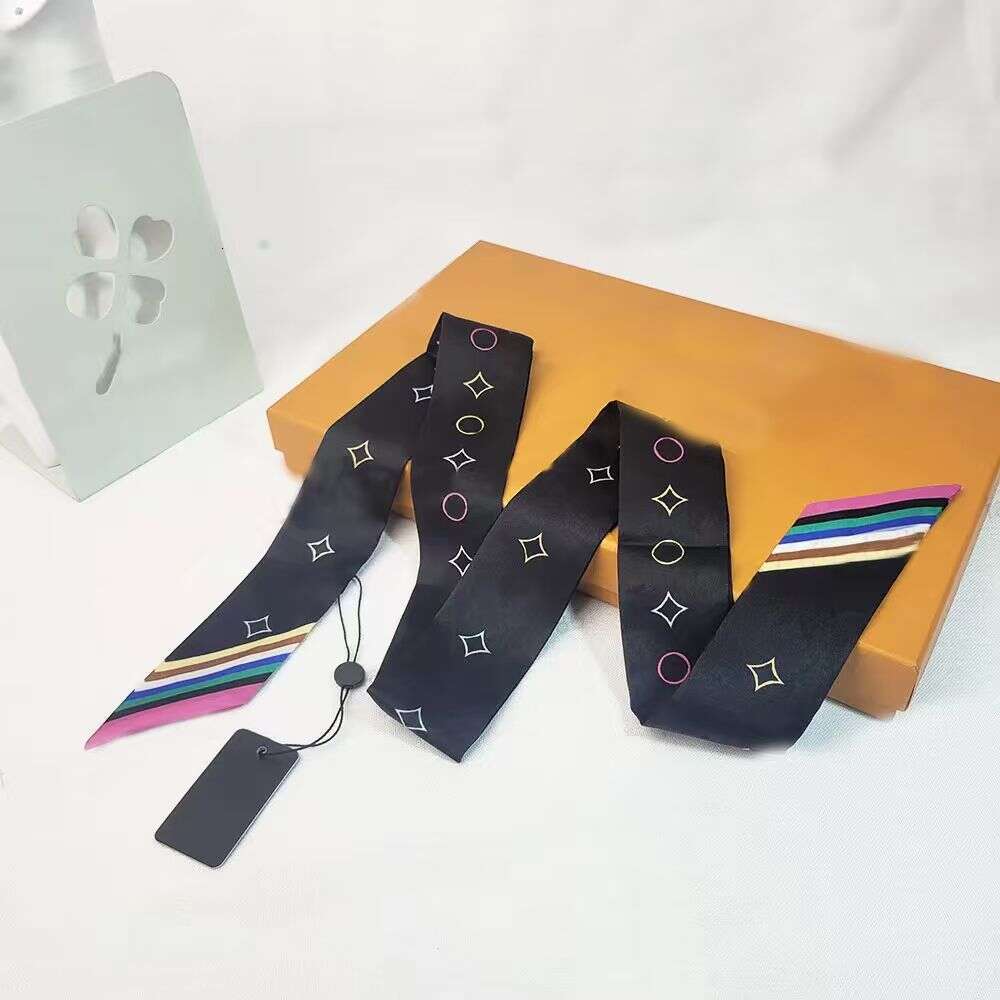 multicolor bandeau silk new square Murakami brand tie designer scarf for women hair thin scarves neck fashion classicbn