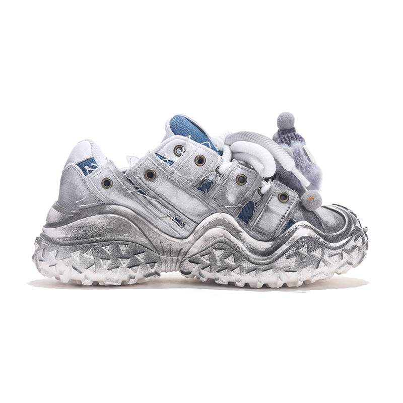 Retro women's shoes, breathable and lightweight casual sports shoes, height increasing shoes, designer shoes, Instagram trendy brand dad shoes, s