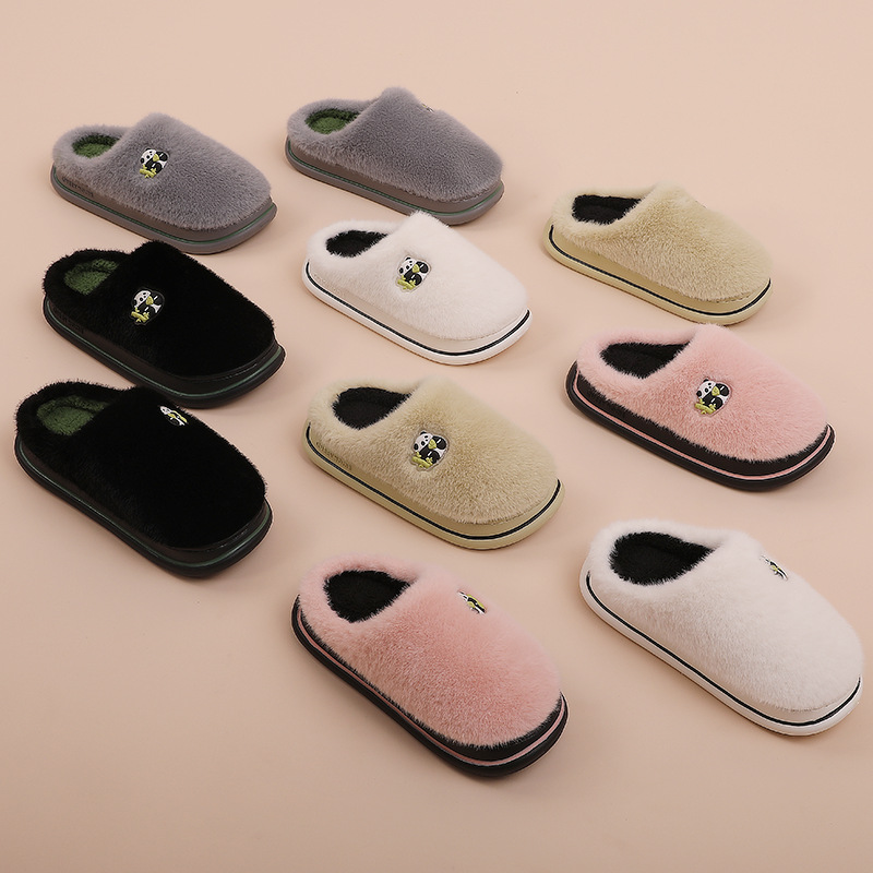 free shipping designer sandals platform 8cm keep warm slippers women's new outdoor cotton slippers