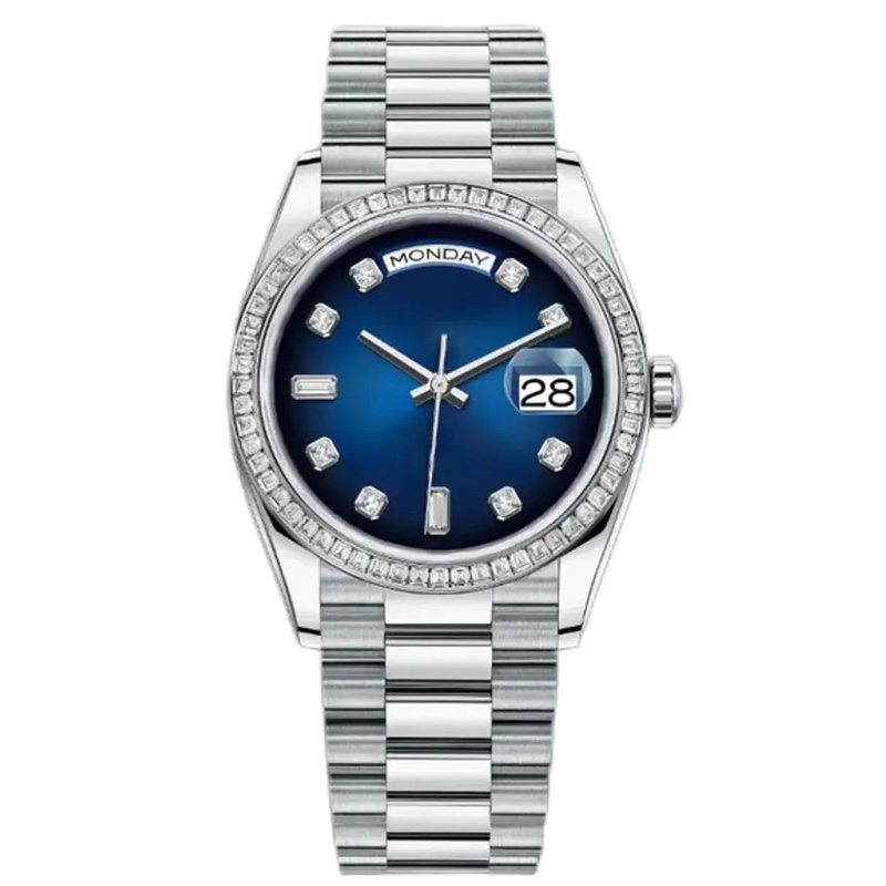 diamond watch designer Couple Watch Mens Fashion AAA quality dial 36 41mm Luxury Stainless Steel Strap Sapphire Glass Strap box watch