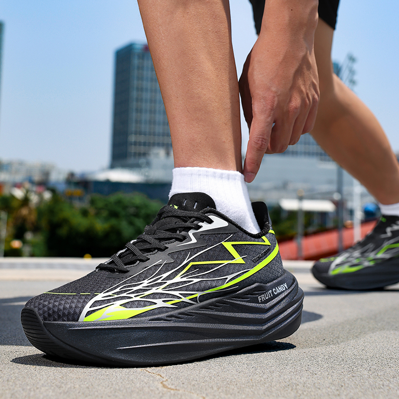 Summer Sports shoes, 2025 New Mesh Breathable Running Shoes, Lightweight Shock-Absorbing Shoes Thin Casual shoes Shock Absorption Rebound Breathable W