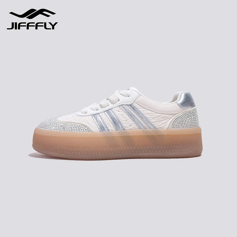 Jifffly designer shoes free shipping new high quality outdoor vintage fashion trainer shoes trend breathable casual sport shoes for woman pink yellow 