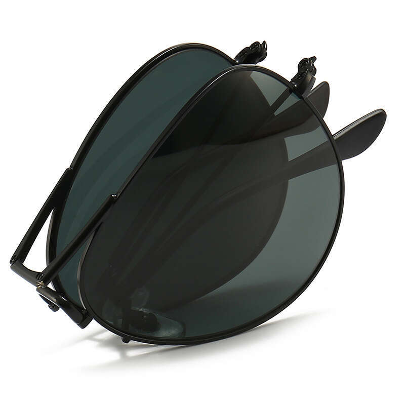 Unisex Glass Foldable Fashion Casual Sunglasses for Men and Women Vacation Travel Glasses 93479 f28