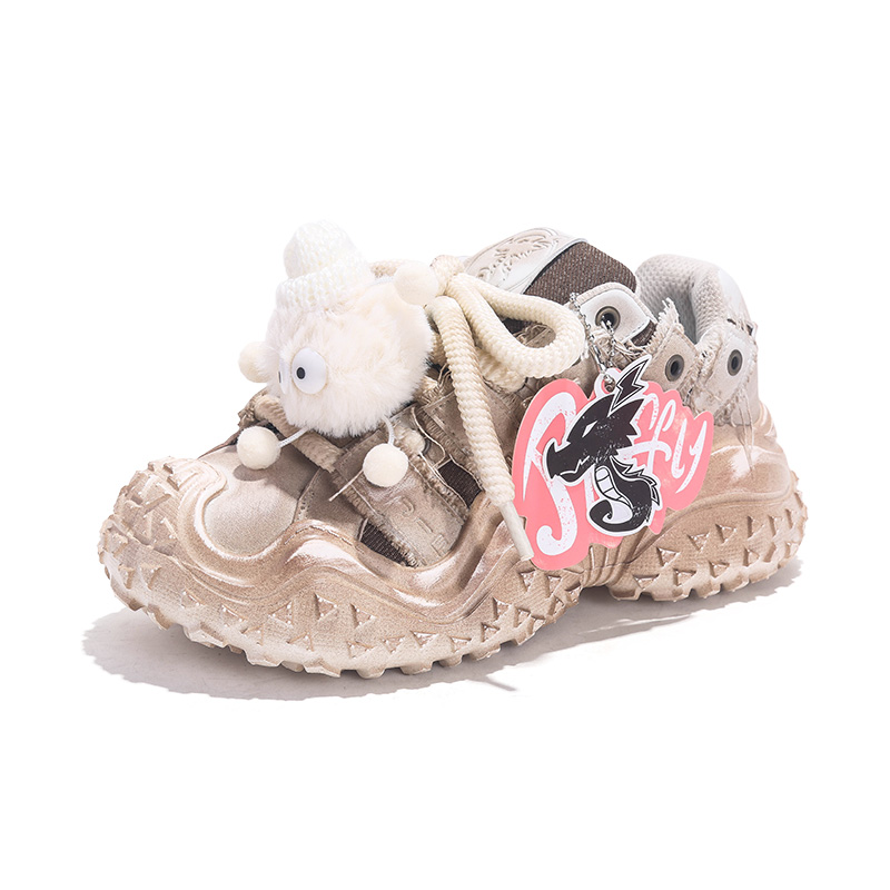 Men's and women's retro breathable lightweight casual sports shoes, height increasing shoes, designer shoes, internet famous soft soled shoe