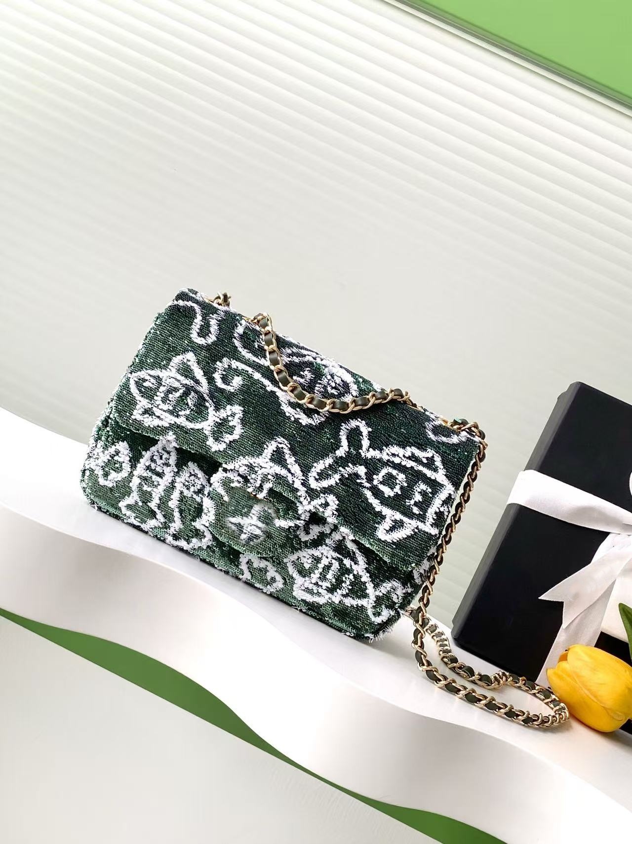 Tote bags Luxury bags 25 bags Classic small square bag designer bag top-quality super shiny sequin dinner bag shoulder bag crossbody bag handbag fashion bag