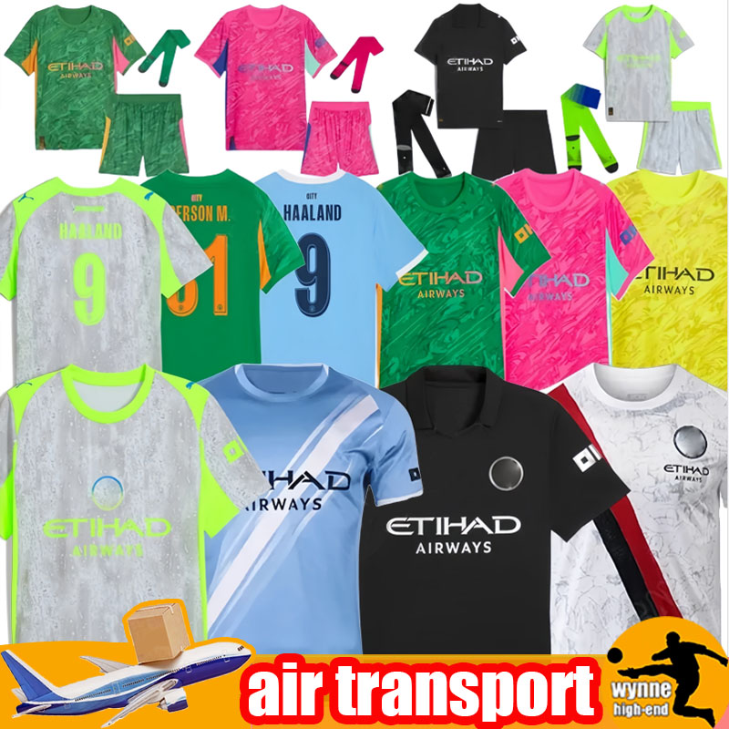 man city 25 26 HAALAND MARMOUSH SOCCER JERSEY GREALISH MAN CITIES ALVAREZ player DE BRUYNE FODEN football tops shirt men kids kit DOKU Mancheste rs city jerseys