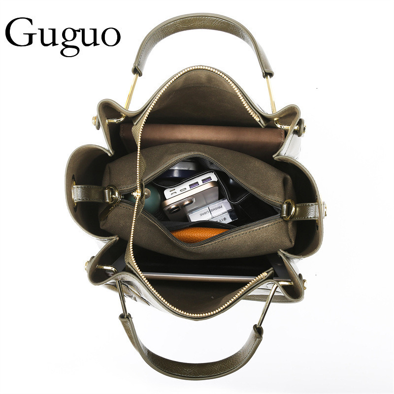 Guguo Free Shipping New Designer Shopping Large Capacity High-end Feel Retro Embossed Women's Bag Cross-border Handbag