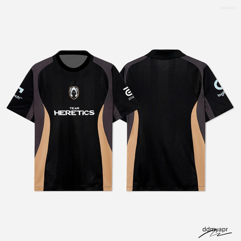 Men's T Shirts Team Heretics Esports Club 2025 LEC Valorant Pro Uniforms And Women's Sports T-Shirts Ddmyfeb Ddmyfeb