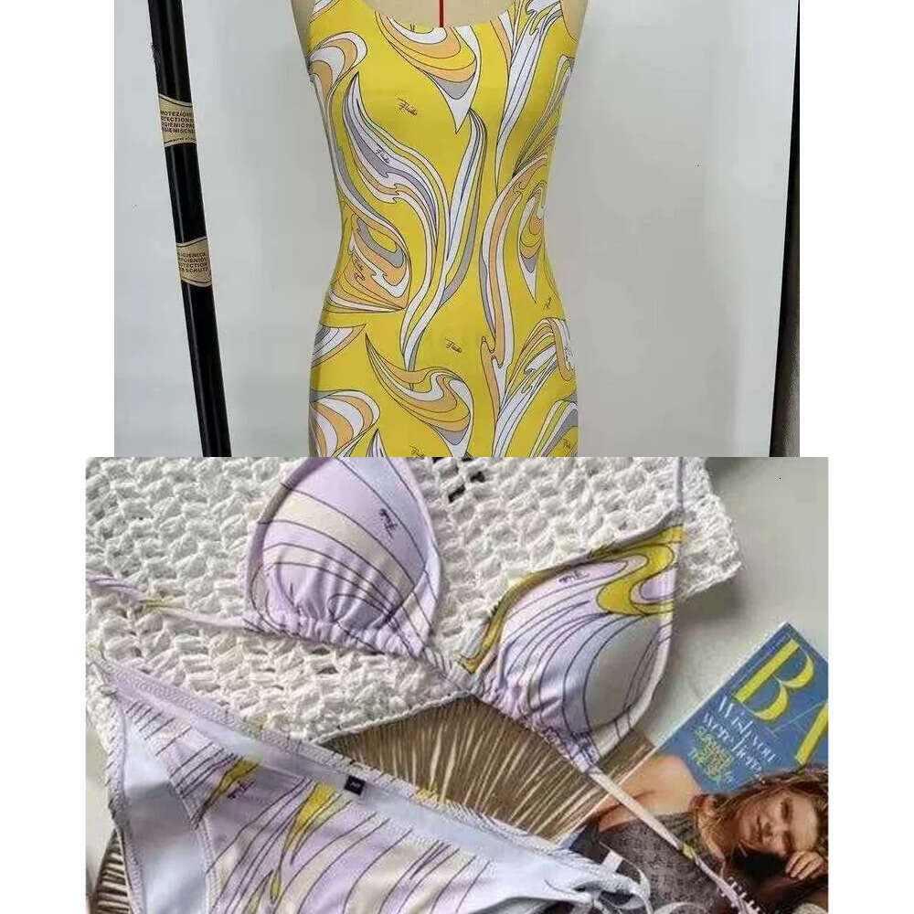 64 34 Pucci Women's Swimwear Vintage Women One Piece Swimsuit Designer Bathing Suit Beach Dress Cover Up Surf Wear Summer Beachwear 21a