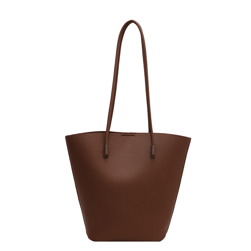 Shoulder Bags Advanced texture and fashionable single shoulder bucket bag for women, new Korean version versatile handheld tote bag