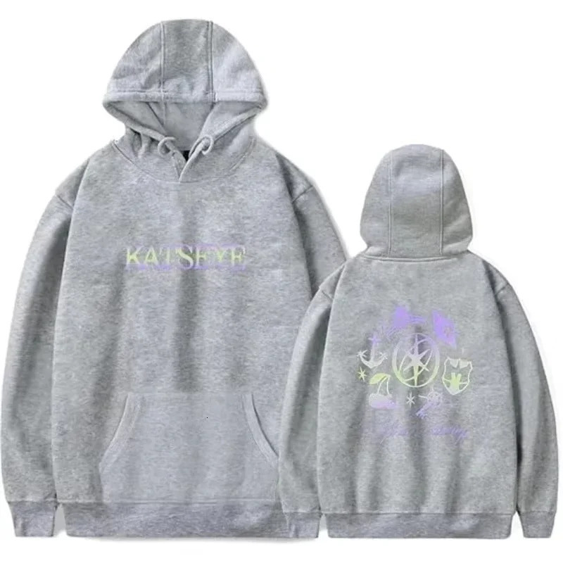 2025 Katseye Men Women Casual Oversize Hoodies Long Sleeve Pullovers Thicken Couple Hoodie Hooded Sweater Velvet Couple Clothe 250906