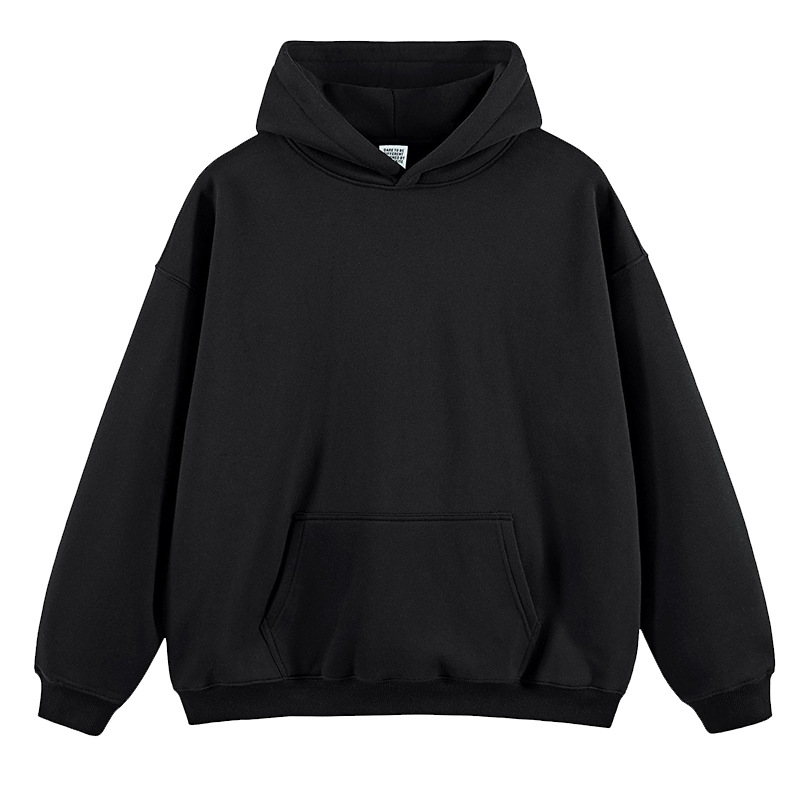 300 Gsm 80% Cotton French Terry Pullover High-Quality Unisex Blank Hoodie