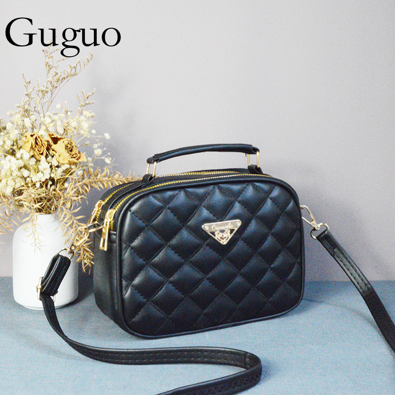 Guguo Free Shipping New High-end Shopping Women's Fashion Crossbody Handbag Small Square Bag Texture Niche Ladies Shoulder Z260124