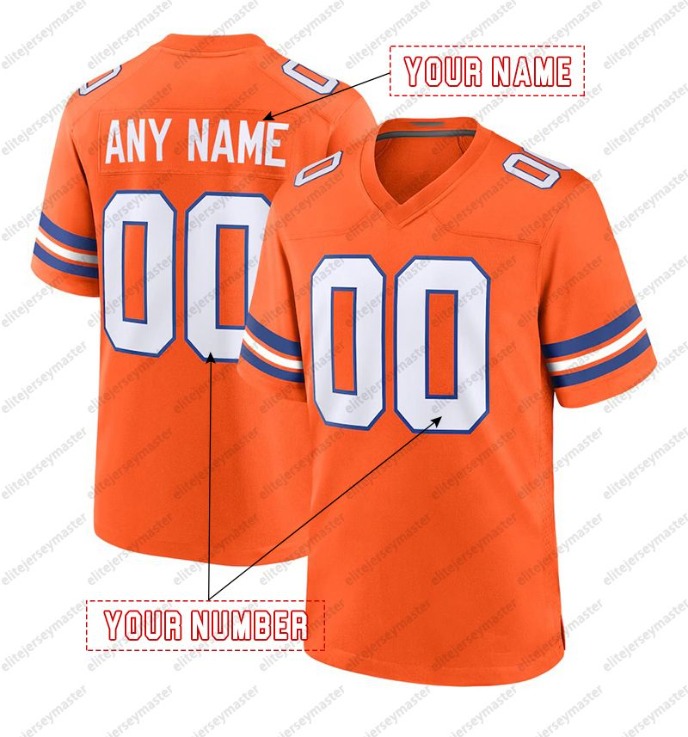outdoorgearlab 10 Bo Nix 2 Patrick Surtain ll 7 John Elway 14 Courtland Sutton Personalized Customized Football Jerseys Custom Any Number Name For Men