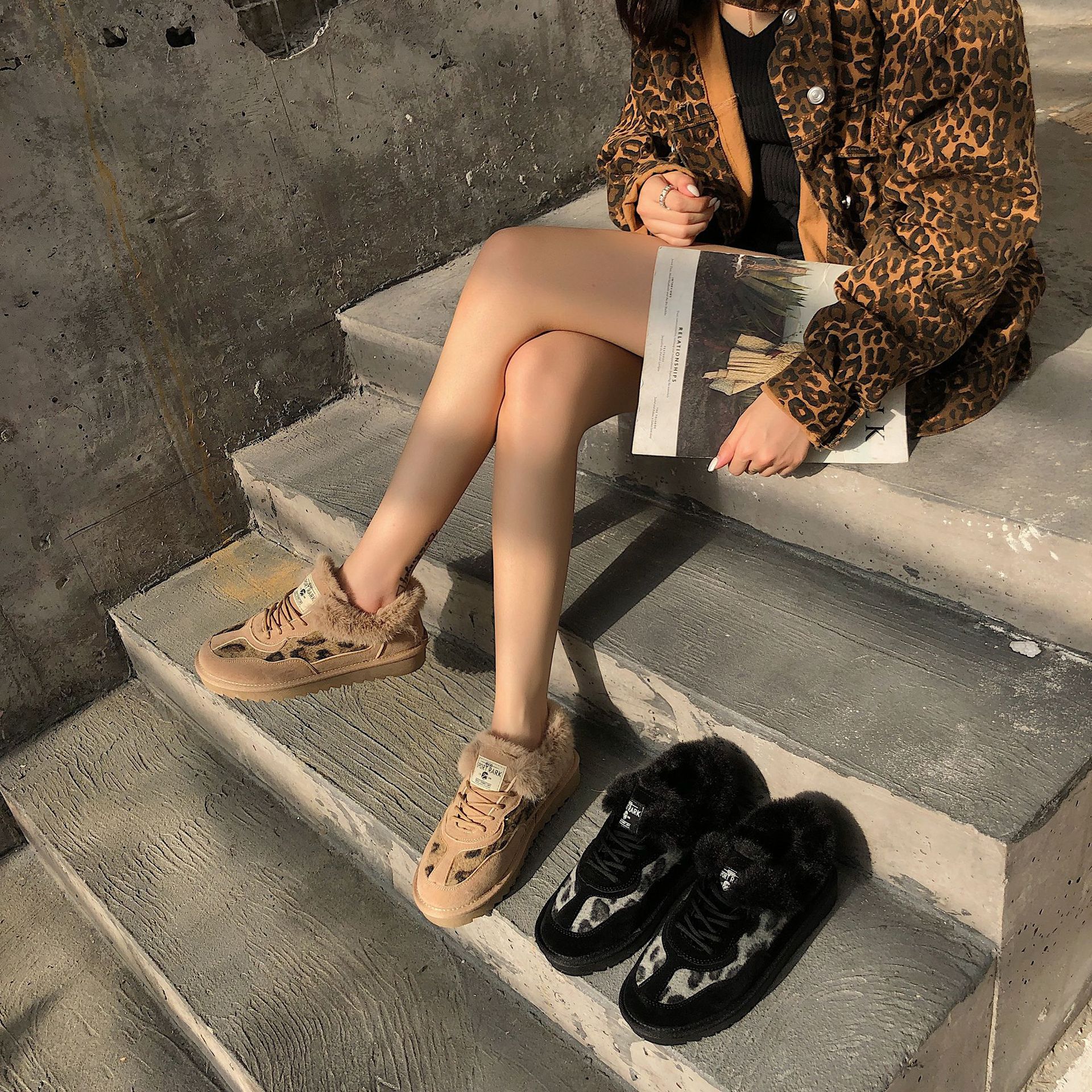 Hot new free shipping designer slippers for mens womens flat slippers brown black beige grey New winter fashionable warm thick soled slippers snow boo