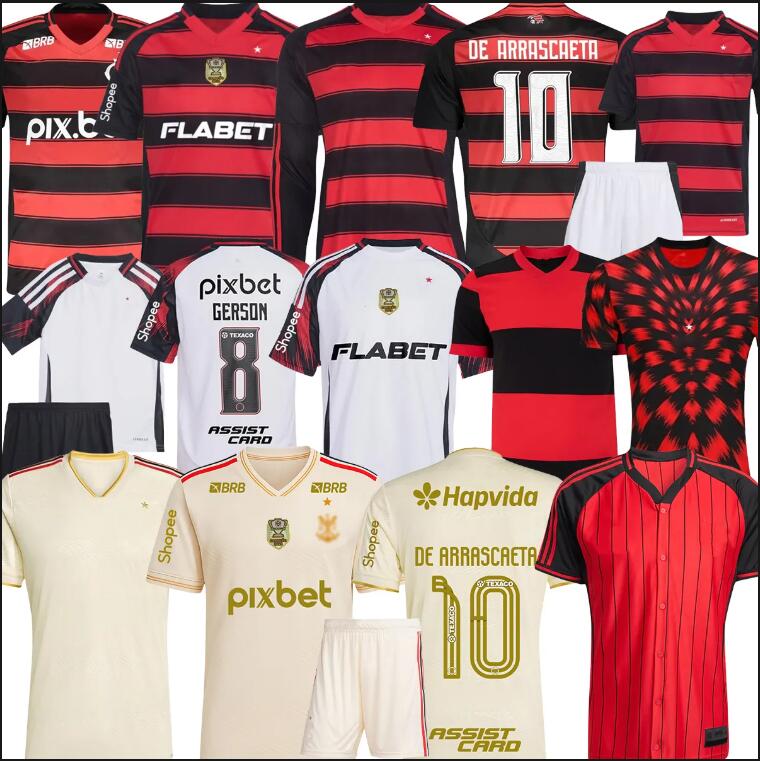 25 26 Flamengo soccer jerseys Retro 1981 Remake B.HENRIQUE L.ARAUJO JUNINHO 2025 2026 MATHEUS G. Women Vest camisa Football Shirt Men Uniforms56